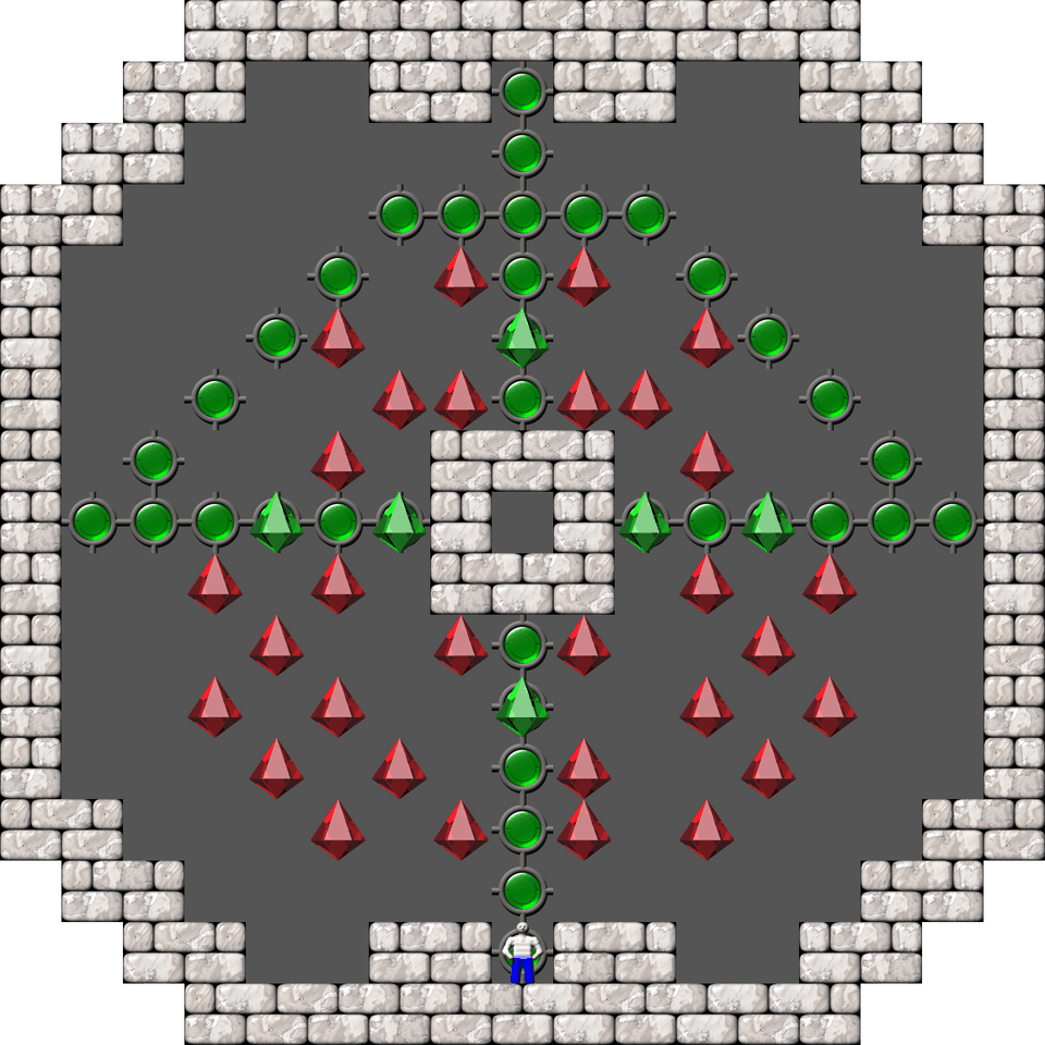 Sokoban Alberto Garcia Arranged level 109